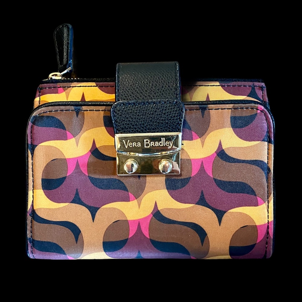 VERA BRADLEY Modern Lights Push Lock Wallet